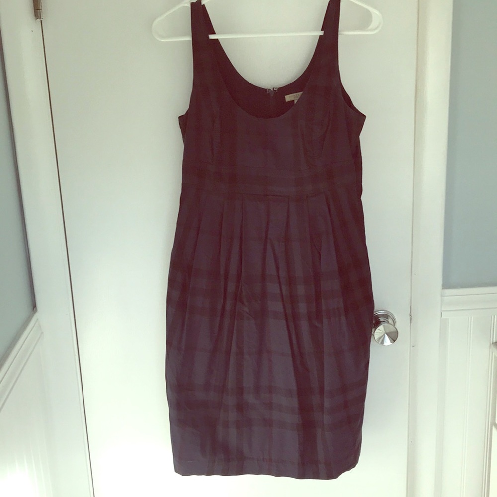 Burberry plaid dress with pockets